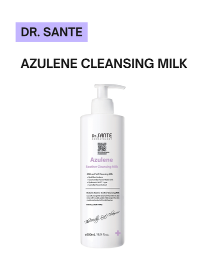 [ Dr.Sante ] Azulene Cleansing Milk 500ml