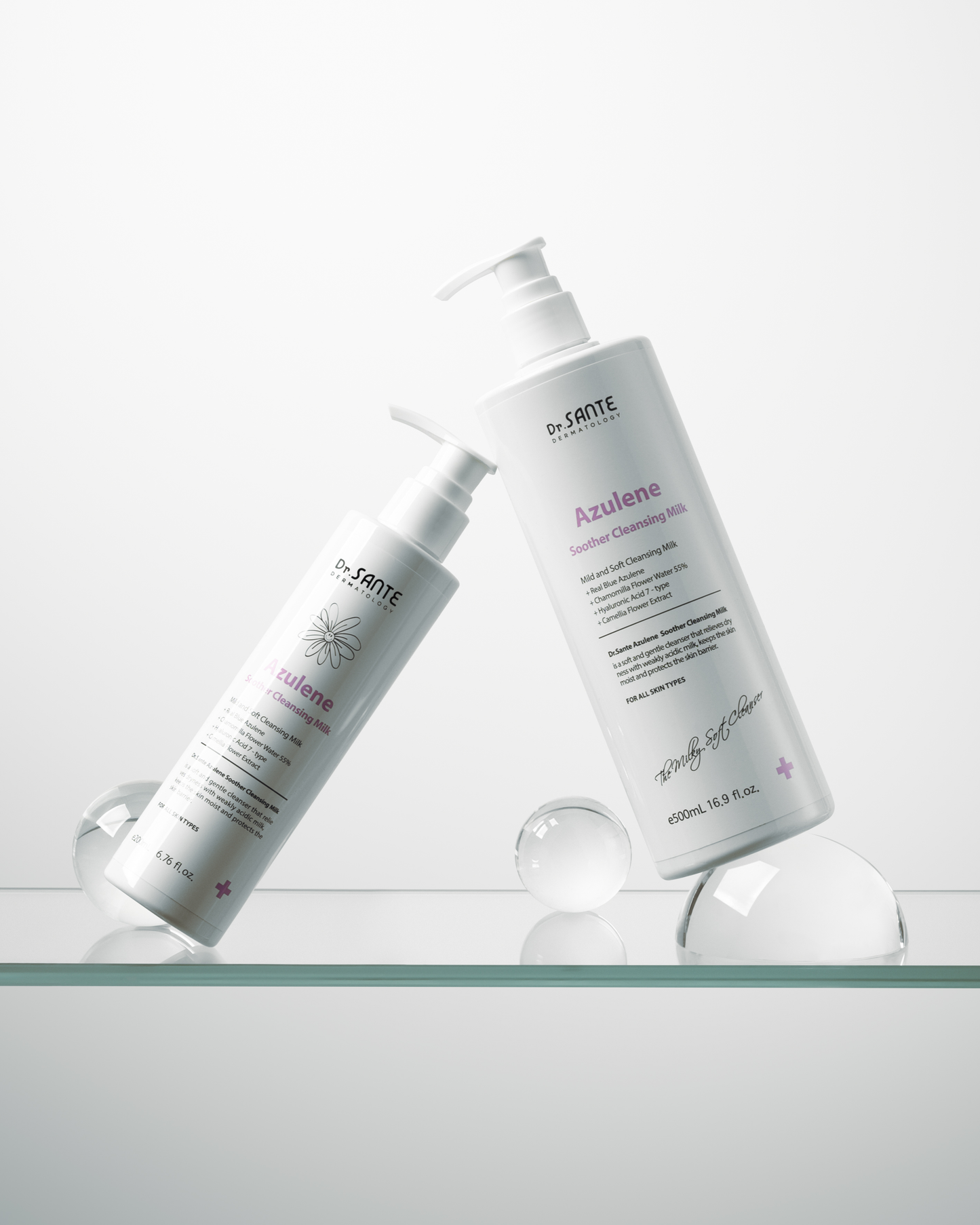 [ Dr.Sante ] Azulene Cleansing Milk 500ml