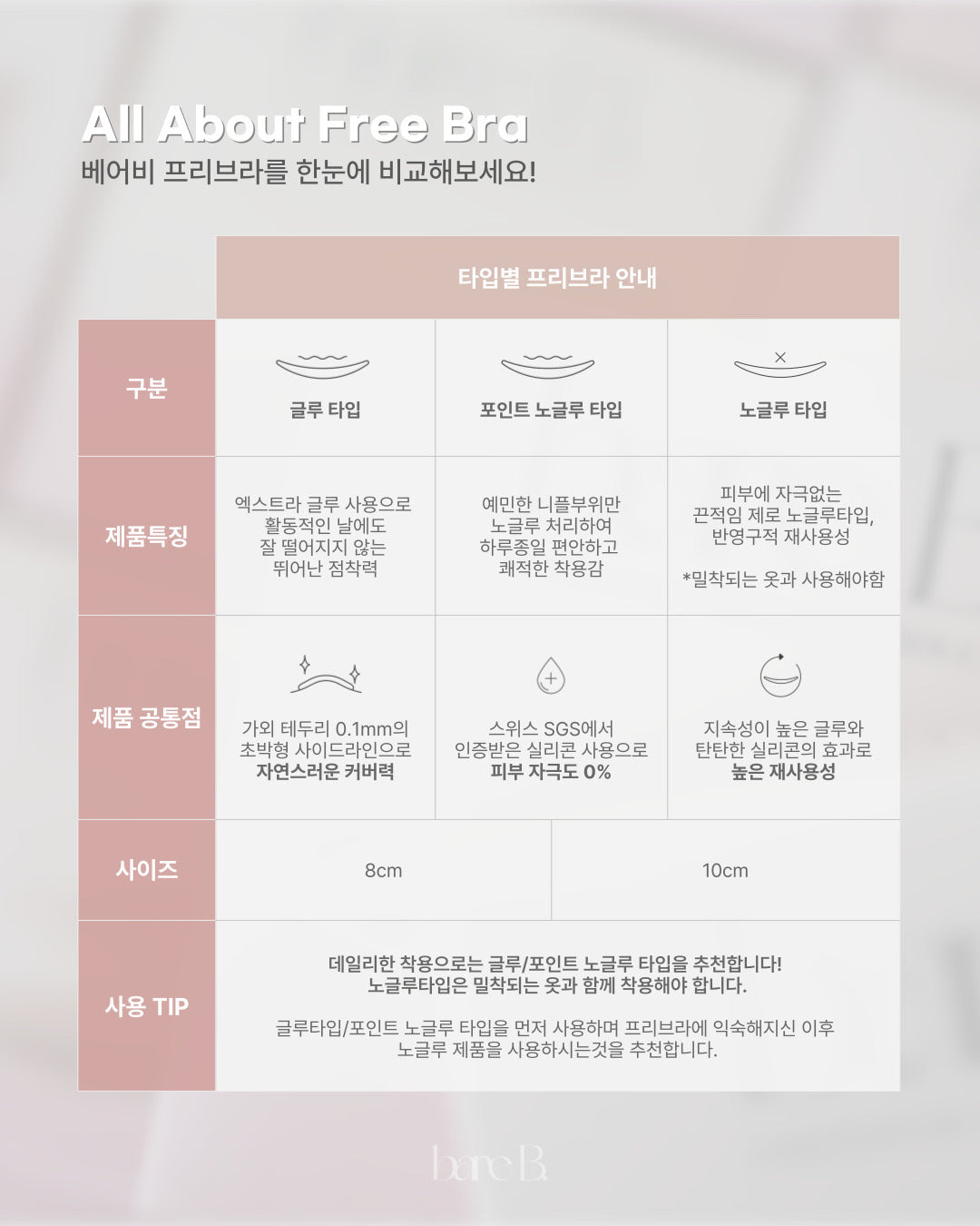 베이비 프리브라 글루/노글루
